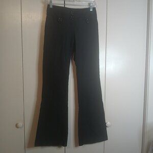 Imagenation Women's Medium Black Wide Leg Pants (0682M1)